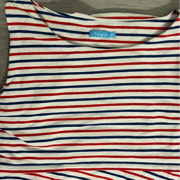J. McLaughlin Red White and Blue Striped Dress - Picture 6 of 7